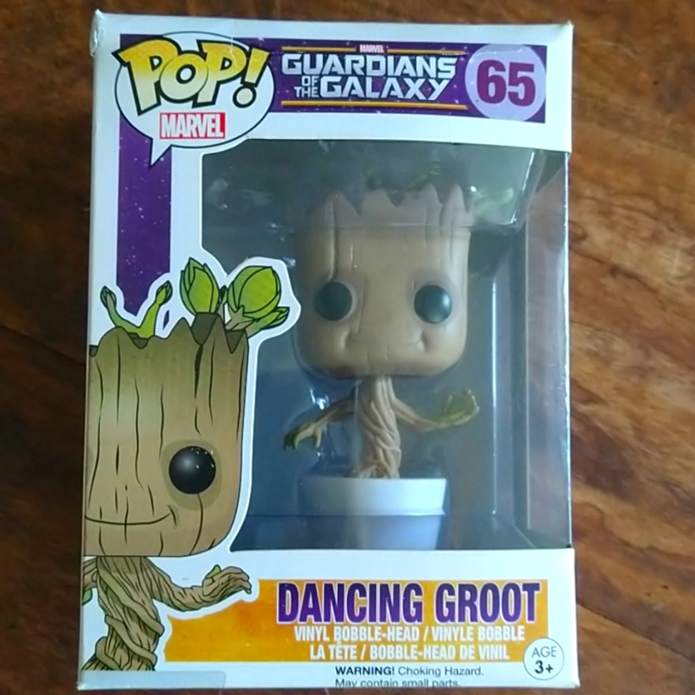 Pop guardians of the Galaxy dancing grout bobblehe